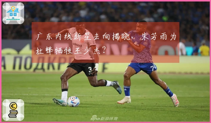 广东内线新星去向揭晓，朱芳雨为杜锋牺牲王少杰？